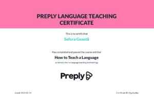 preply language teaching certificate